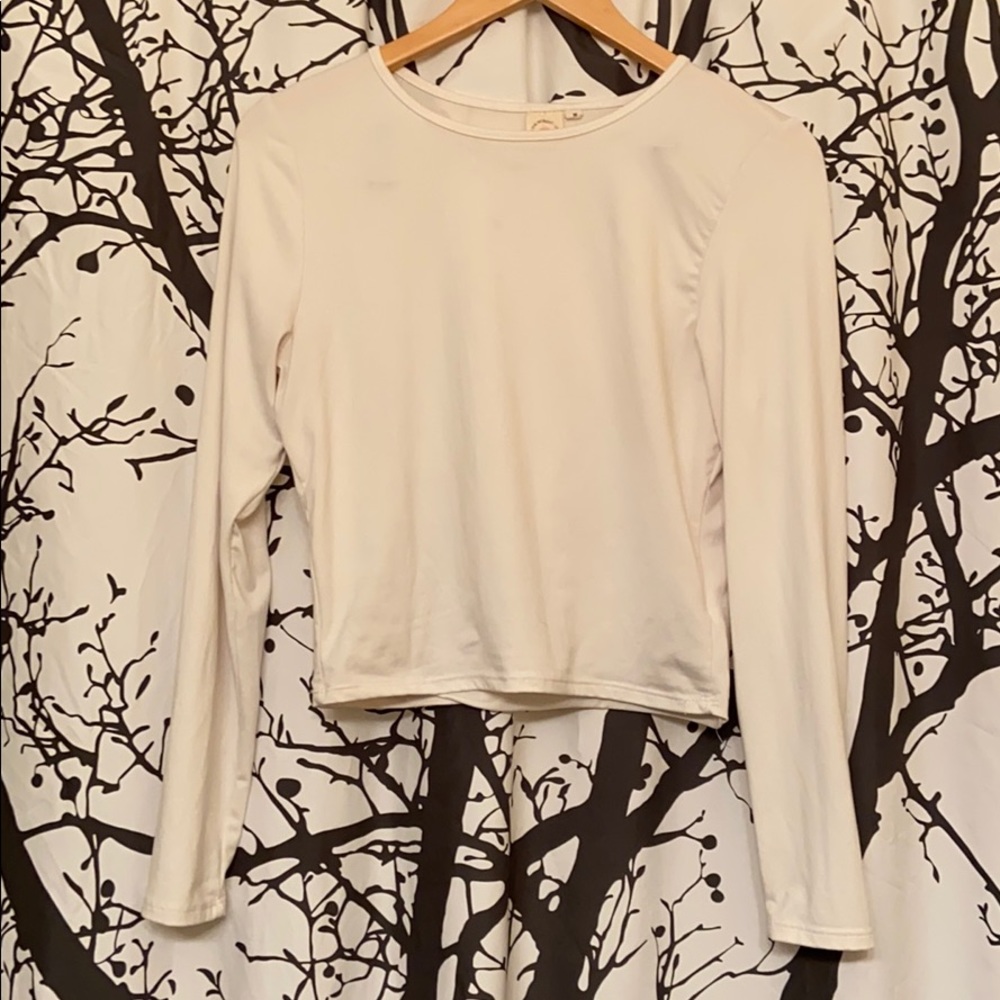 Long sleeve crop top